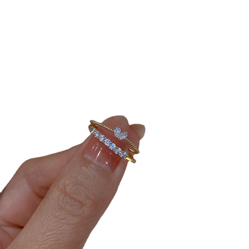 Cincin Berlian Desain Mewah Untuk Wanita