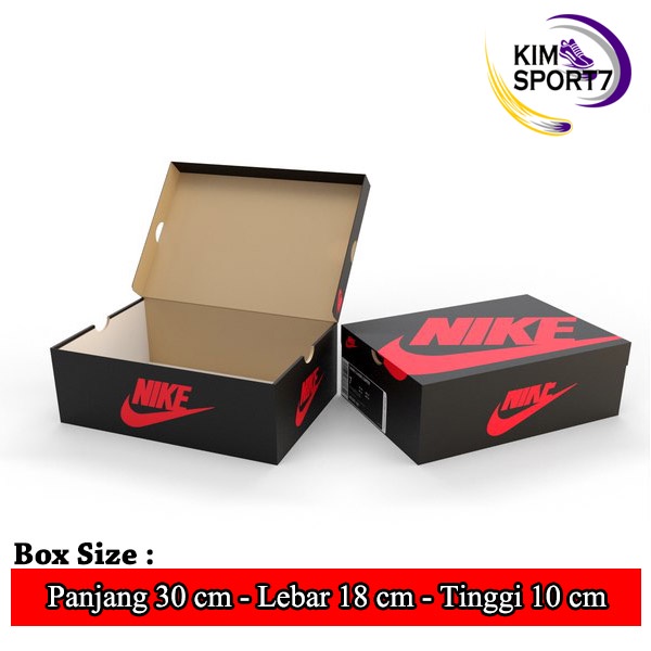 Dus Sepatu Nike Hitam Merah / Inerbox Sepatu Nike / Box Sepatu Murah Grosir / Tempat Sepatu