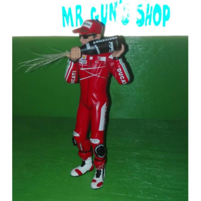 Figure diecast casey stoner 2007 podium minichamp