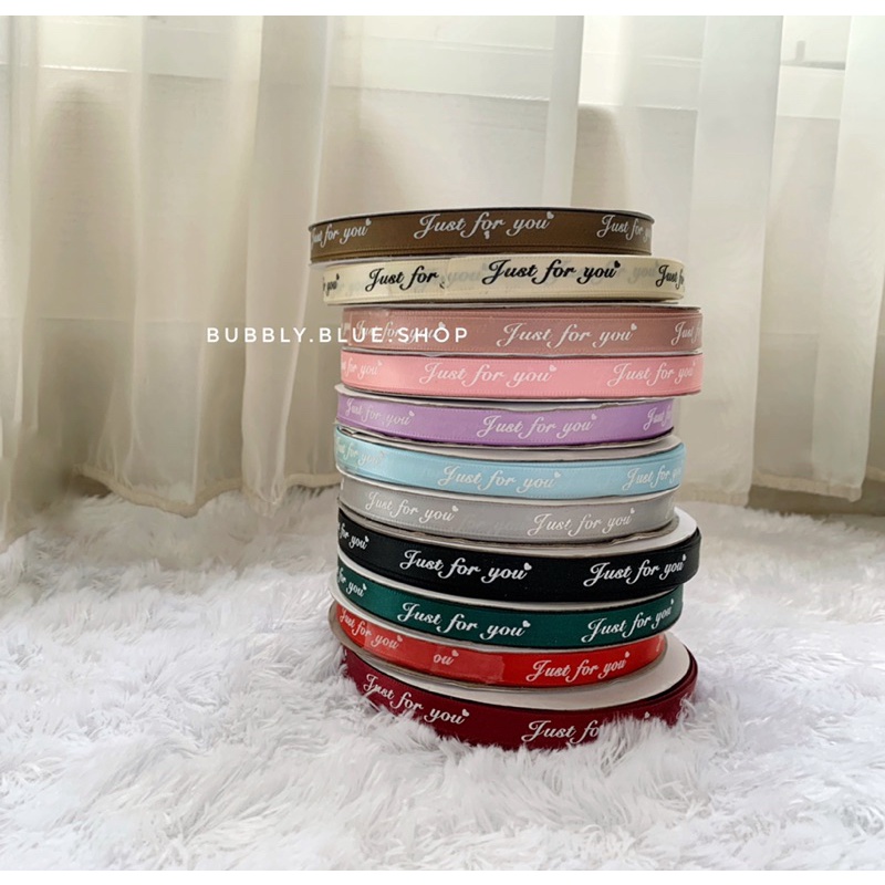 

Pita satin just for you 1 cm satin ribbon gift wrap flower bouquet per meter