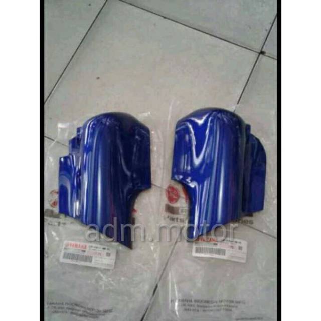 COVER TUTUP SHOCK DEPAN MOTOR YAMAHA JUPITER Z BURHAN BIRU