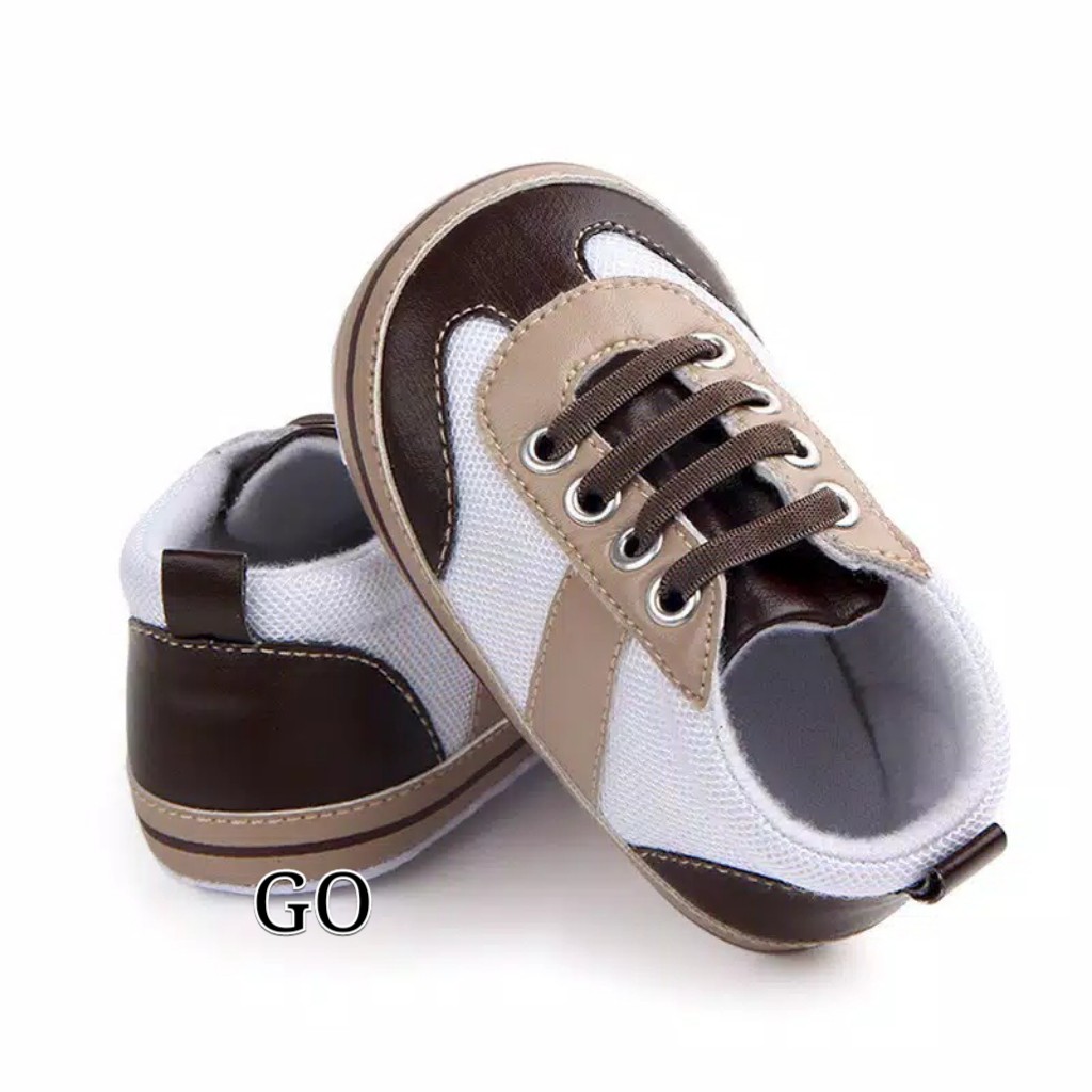 gos  0987 HI SQUAD Sepatu Anak Laki Sepatu Bayi Prewalker Shoes 0-18 bulan Import