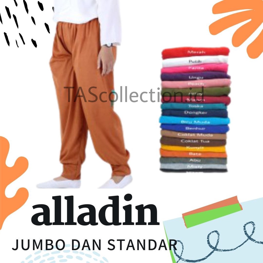 Celana aladdin JUMBO XXL/celamis/ celana dalaman gamis muslimah /innerpants