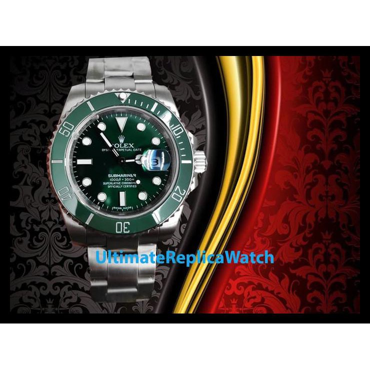 Berkualitas Rolex Submariner Hulk Jf 1:1 Best Clone Berkualitas