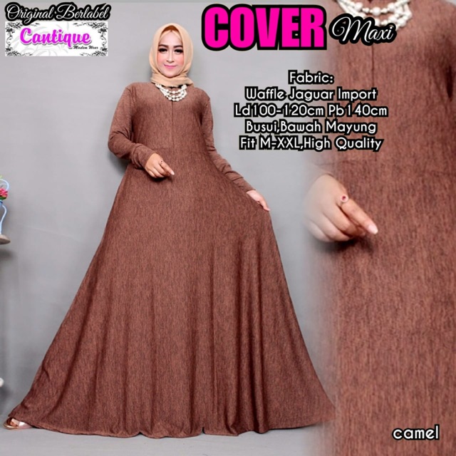 

SALE Cover Maxi Camel >> ORI BER-LABEL CANTIQUE <<