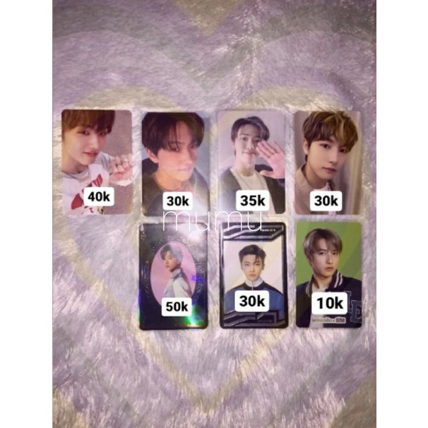 (CLEARANCE SALE) WANT TO SALE / WTS PHOTOCARD PC JISUNG JAEMIN RENJUN NCT DREAM