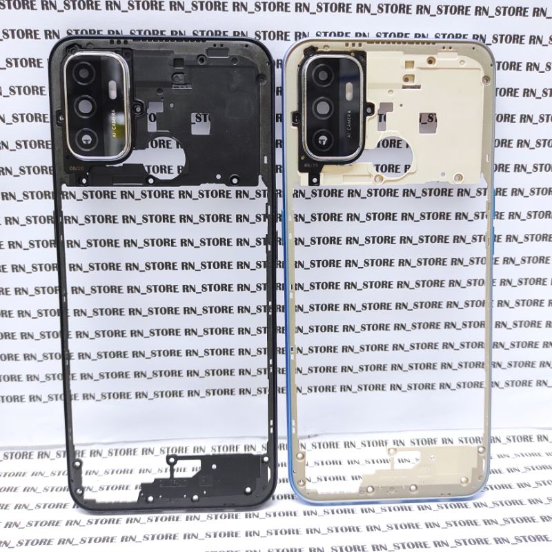 Tulang tengah Bezel Bazel Dudukan Mesin Middle Plate Oppo A53 | Oppo A33 Original