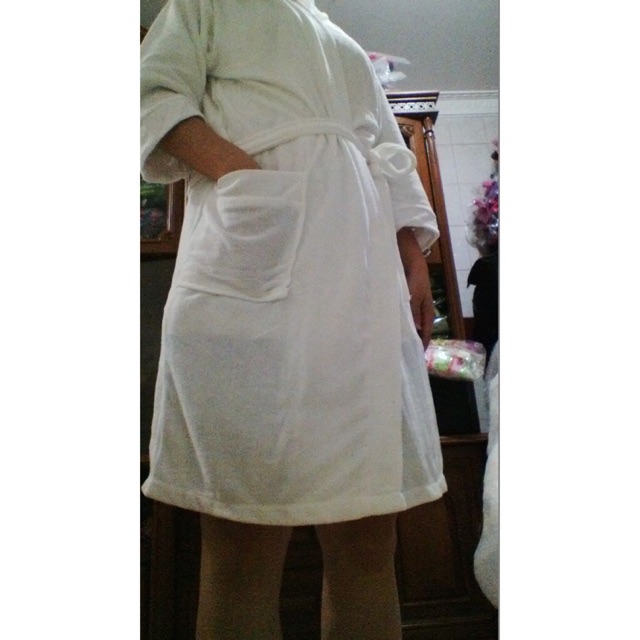 kimono baju handuk dewasa polos premium