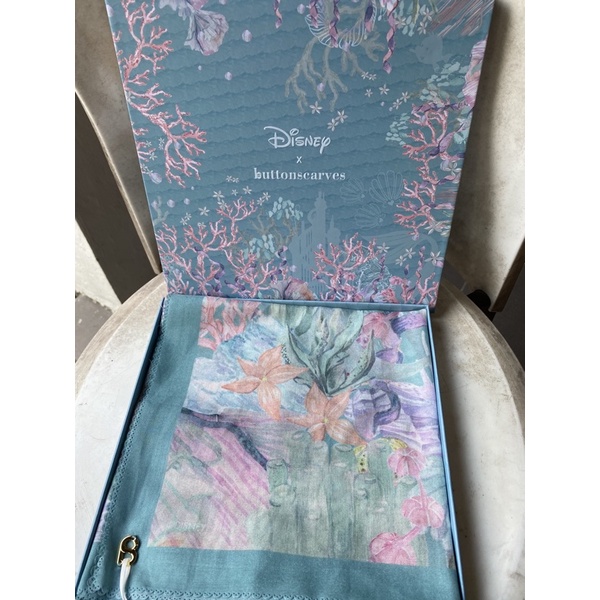 New little mermaid buttonscarves Teal