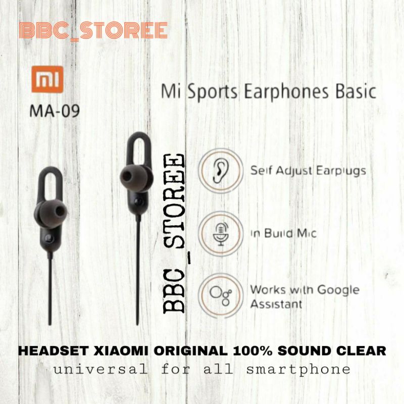 Earphone Headset Handsfree Xiaomi Original 100%