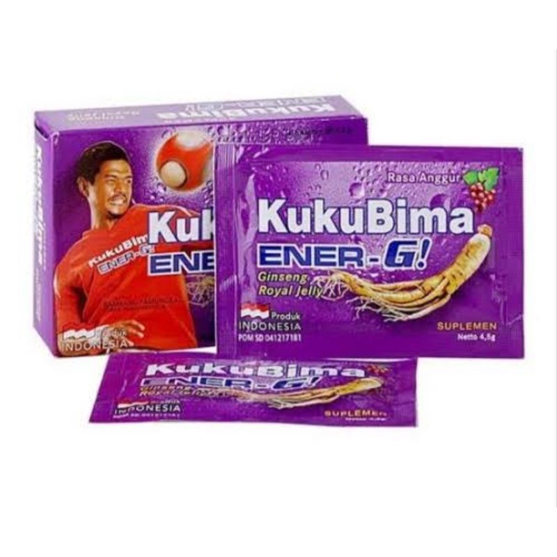

kuku Bima anggur isi 6 sachet