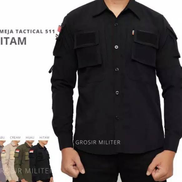 (LAPAK.IDN) KEMEJA TACTICAL 511 Komando Lapangan Original baju lengan panjang PdL seragam kantor ker