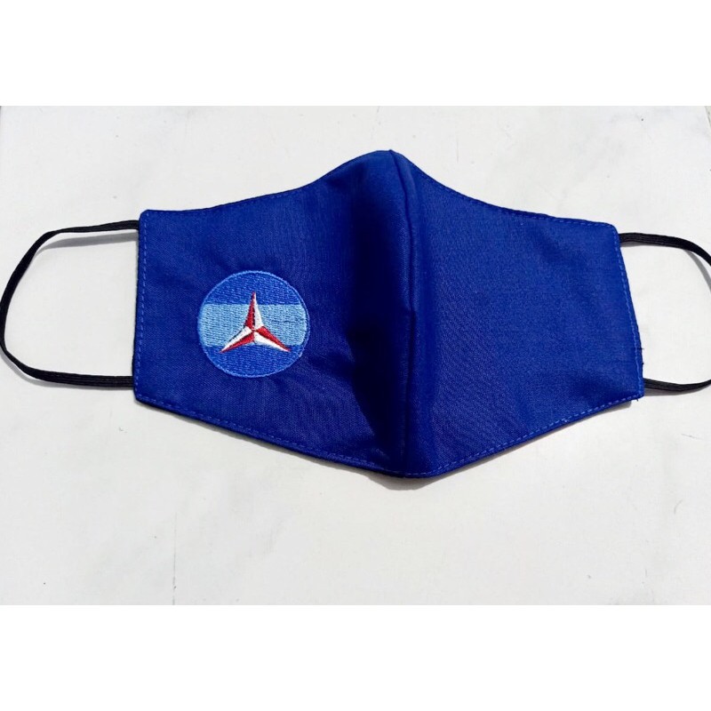 Masker Demokrat (bordir, 3 ply)