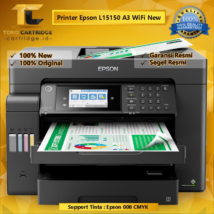 Printer Epson EcoTank L15150 A3 WiFi Duplex (Print, Scan, Copy, Fax)  All-In-One New