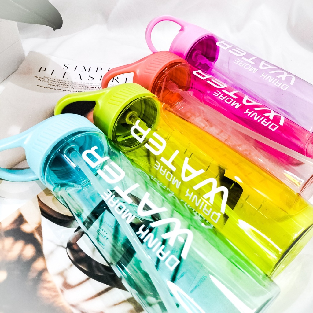 BEST SELLER!!! BPA FREE Free StickerBotol Minum DRINK MORE WATER