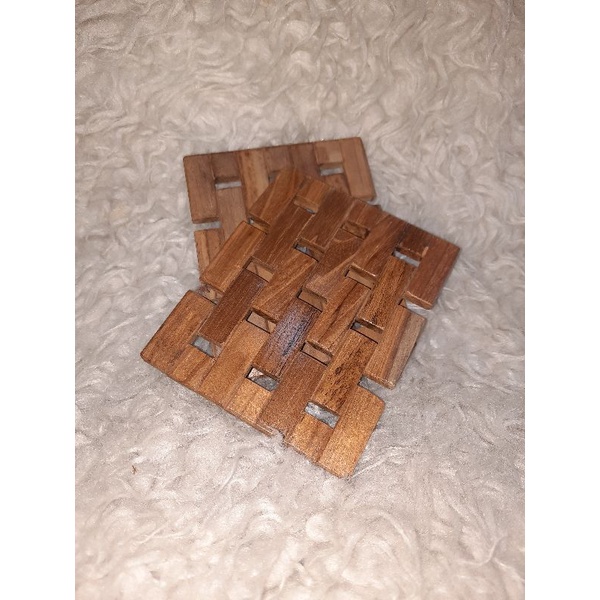 tatakan gelas jati - tatakan meja makan - tatakan panas - tatakan gelas - toko kayu jati