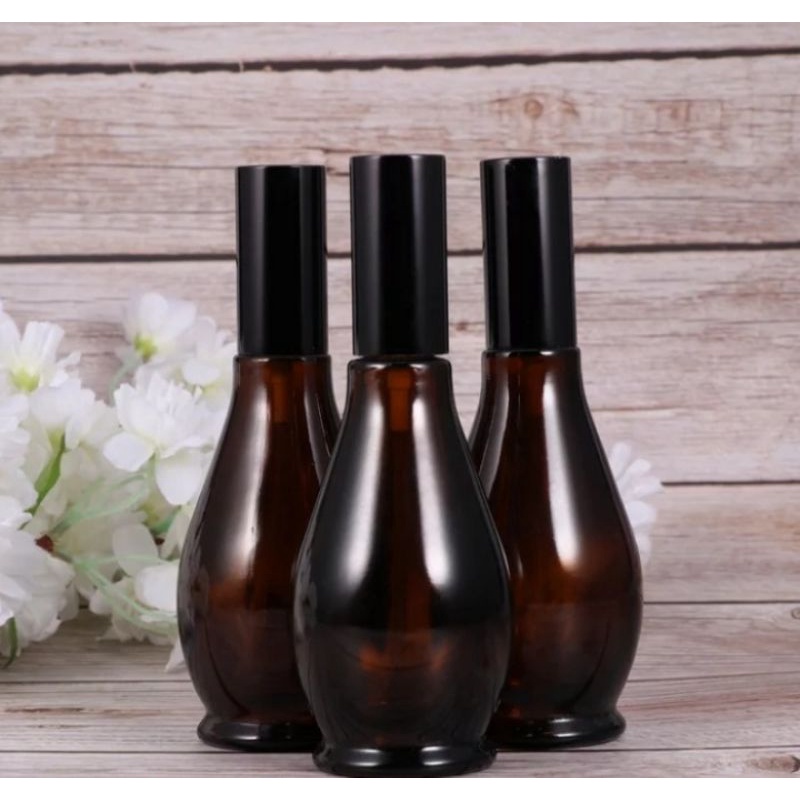 Botol spray kaca amber 100ml