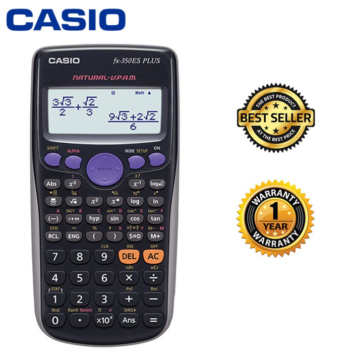 

Kalkulator Scientific Casio Fx-350ES Plus - Casio Kalkulator FX350ES