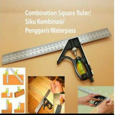 

combination square rules/siku kombinasi/penggaris Waterpass