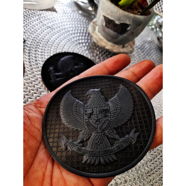 logo jersey / patch jersey garuda blackout