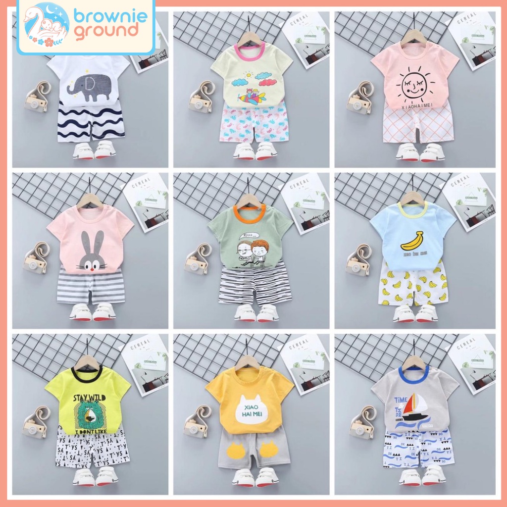 Baju bayi import setelan bayi karakter 0-4 tahun | setelan bayi | baju bayi laki laki