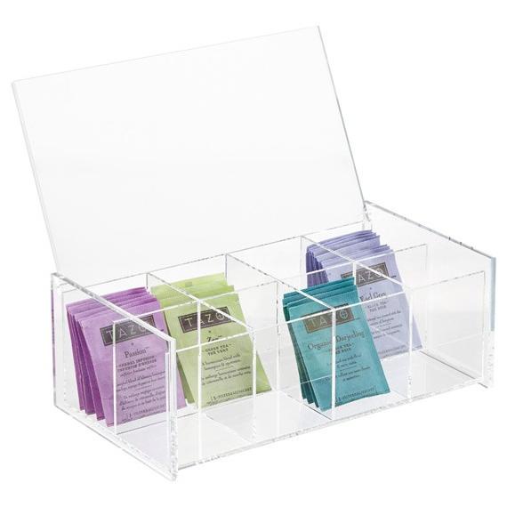 [[COD]] Box Teh Celup Akrilik | Box Tempat Penyimpanan Teh Akrilik Kotak Teh SPECIAL Kode 675