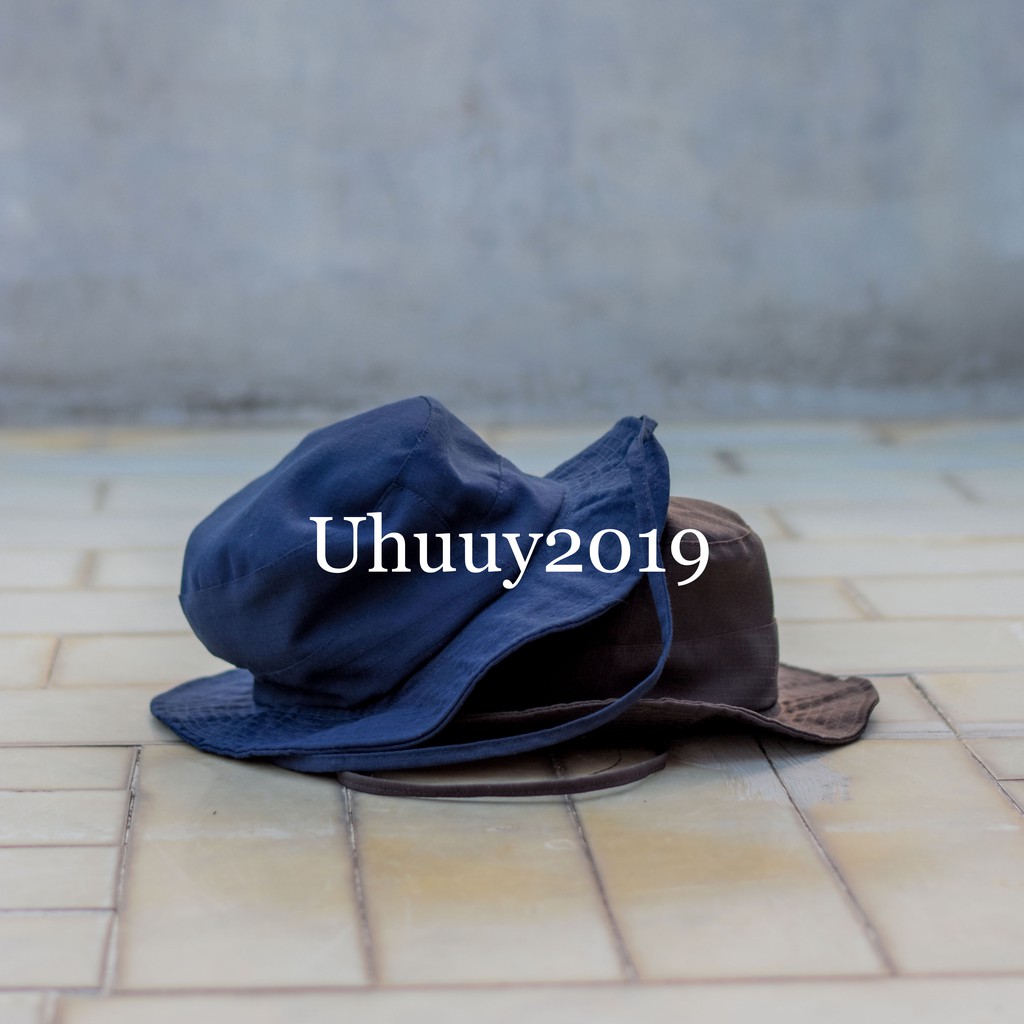 Topi Rimba / Bucket Hat polos / Topi Gunung / Topi Pancing / Topi Hutan Uhuuy29