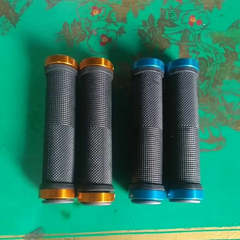 Joevian Bike Hanfat setir Hanpat Handgrip dobel lock Alloy sepeda gunung mtb bmx dll