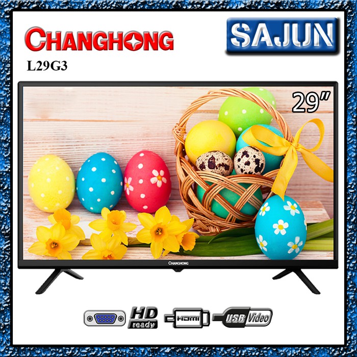 Changhong L29G3 LED TV 29 inch HDTV USB Movie - Terbaru 2019