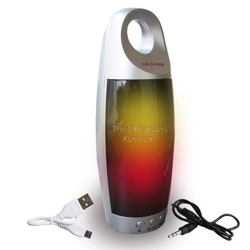 Trend-Advance L200 Portable + FM Speaker with LED Digital - Silver