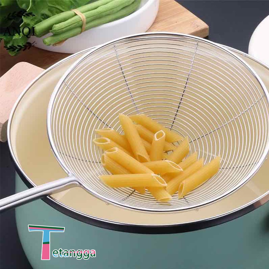 Saringan Minyak Tirisan Goreng Serokan Masak Stainless Tahan Panas Kitchen Colander Spoon/ RH-2182