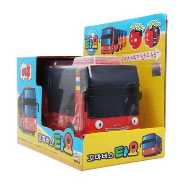 ORI KOREA TAYO FRIENDS pullback size L ORI / mainan bus excavator fire truck tayo