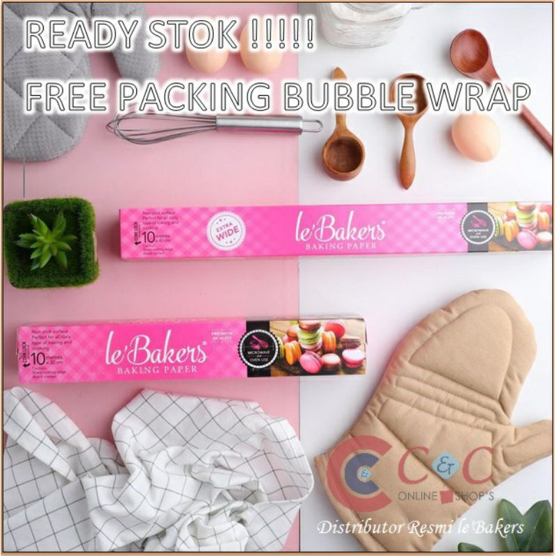 

Le Bakers Baking Paper 40cmx10m | Free Bubble Wrap