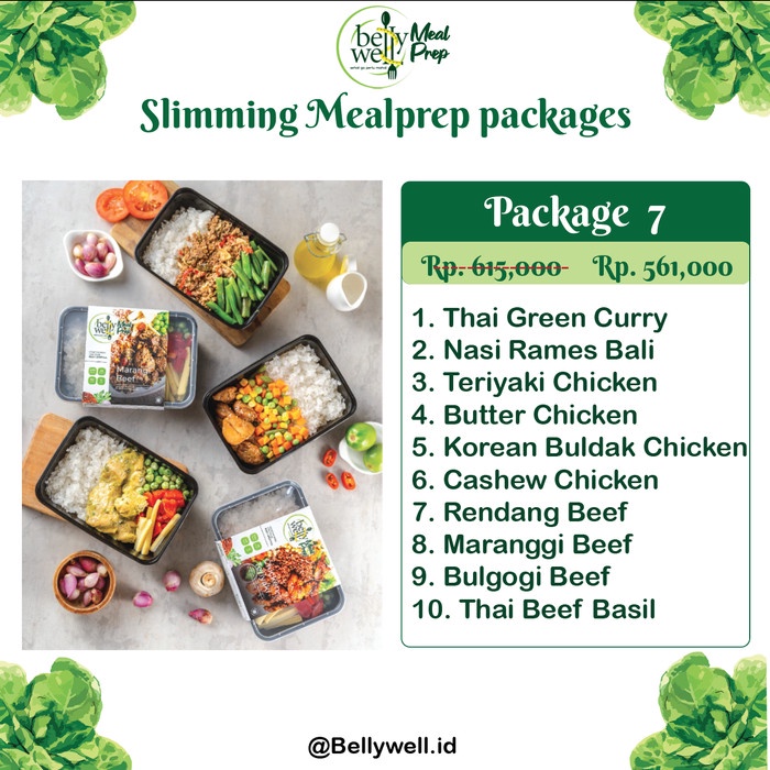 

✨COD✨ SLIMMING MEAL PREP PACKAGES (JADETABEK) - package7