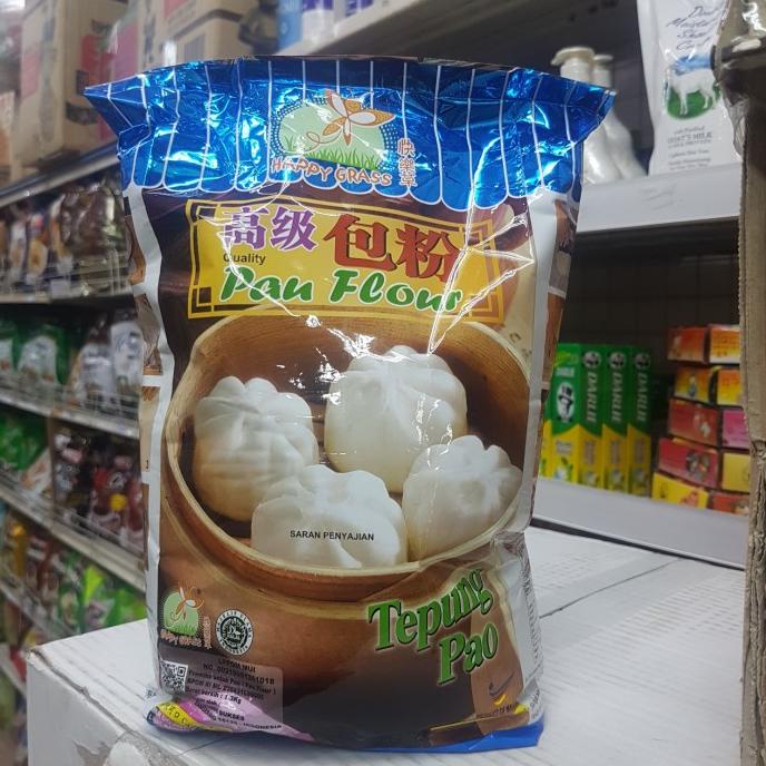 

PROMO Happy Grass Pau Flour. Tepung Pao / Pau / Bapau Kualitas Premium 1.3kg