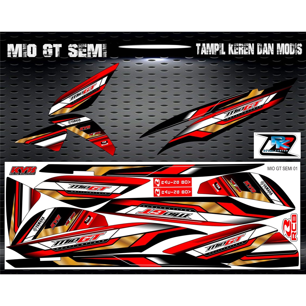 striping stiker yamaha mio gt variasi #yamaha mio gt racing #yamaha mio gt modif # yamaha mio gt sti