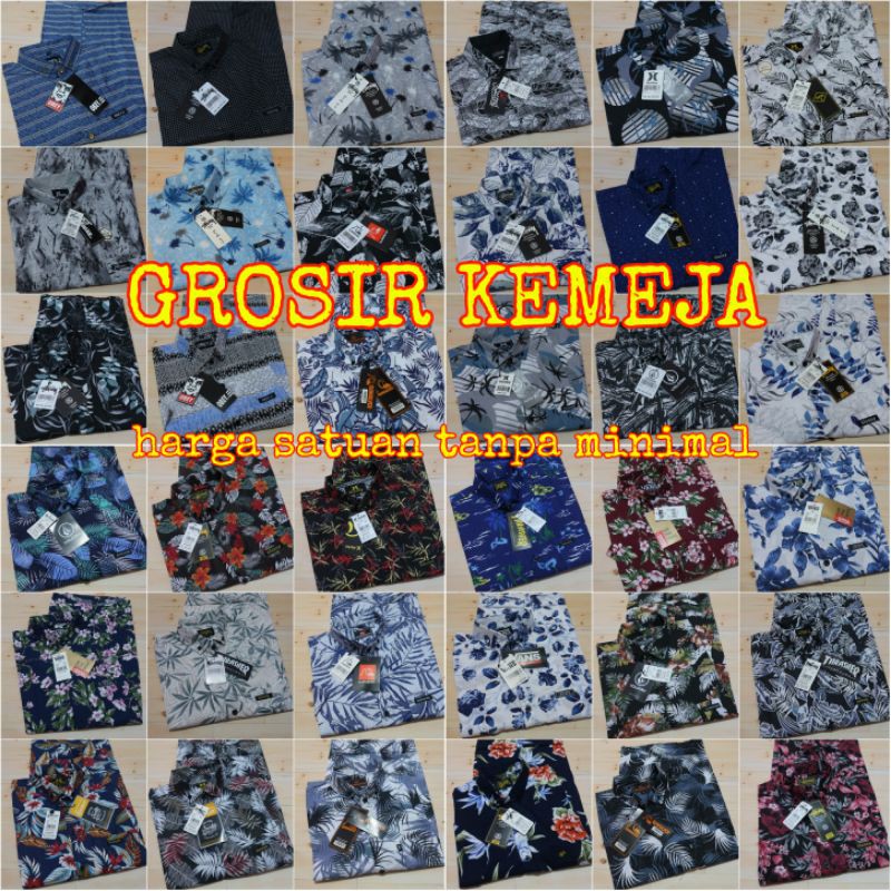 ( grosir ) Kemeja lengan pendek kemeja kerja kemeja formal kemeja distro kemeja murmer