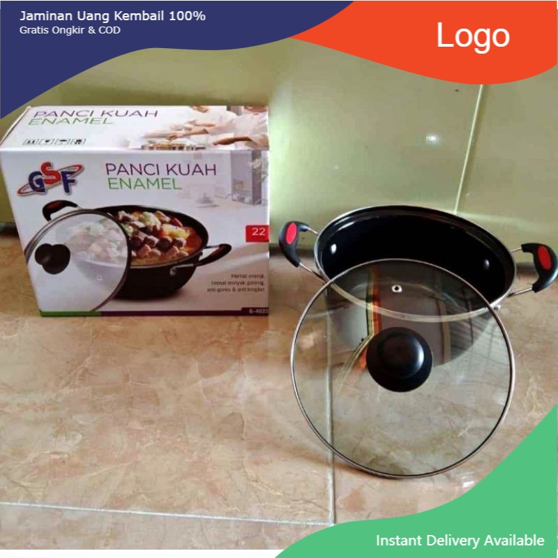 Panci Kuah Enamel Gsf 22 cm