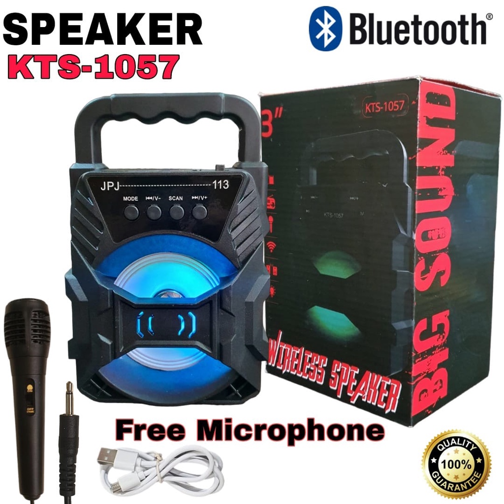 Speaker Bluetooth Sport VIPTEK VIP B1 PORTABLE Wireless STEREO SUPER BASS Free microphone KTS1057