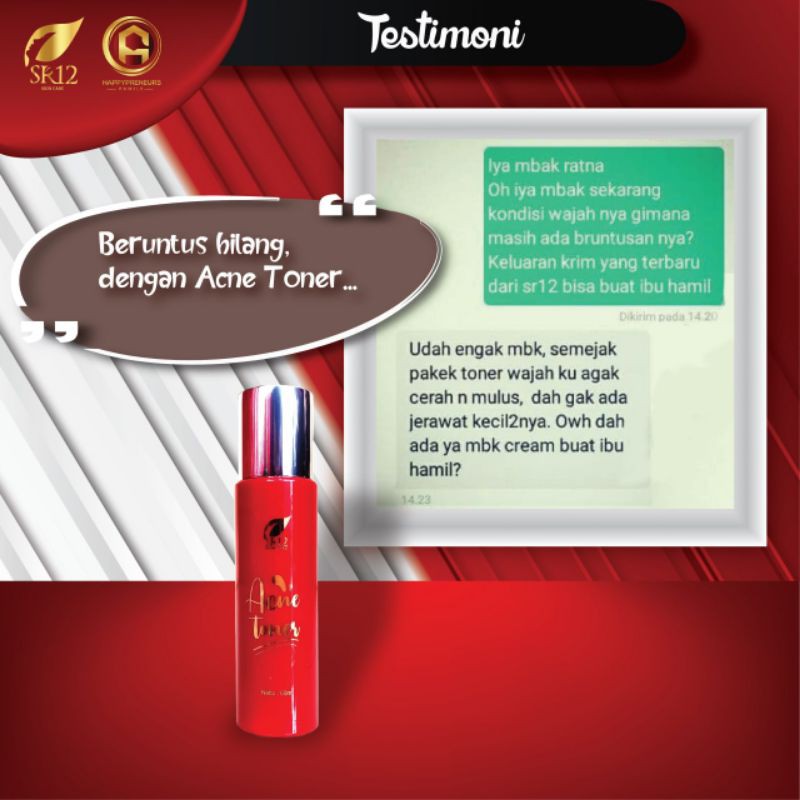SR12 Acne Toner - Hydrating Toner Untuk Kulit Berminyak dan Berjerawat