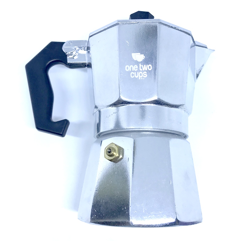 OneTwoCups Espresso Coffee Maker Moka Pot Teko 100ml 2 Cup - JF112