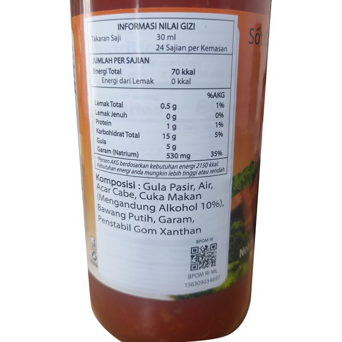 MAE PLOY SWEET CHILI SAUCE 730 ML - SAUS CABE MANIS THAILAND NON HALAL