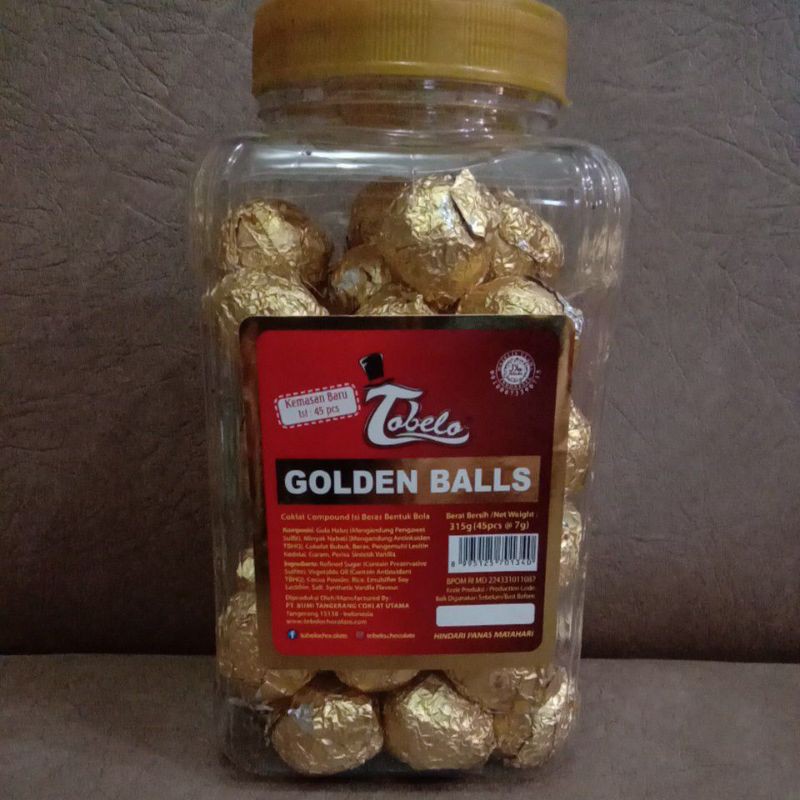 

Tobelo Golden Balls (40pcs)/Coklat bola tobelo