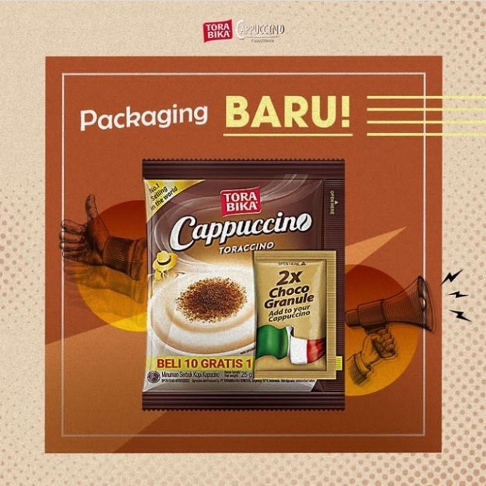 

TORABIKA CAPPUCINO RENCENG (10 SACHET)