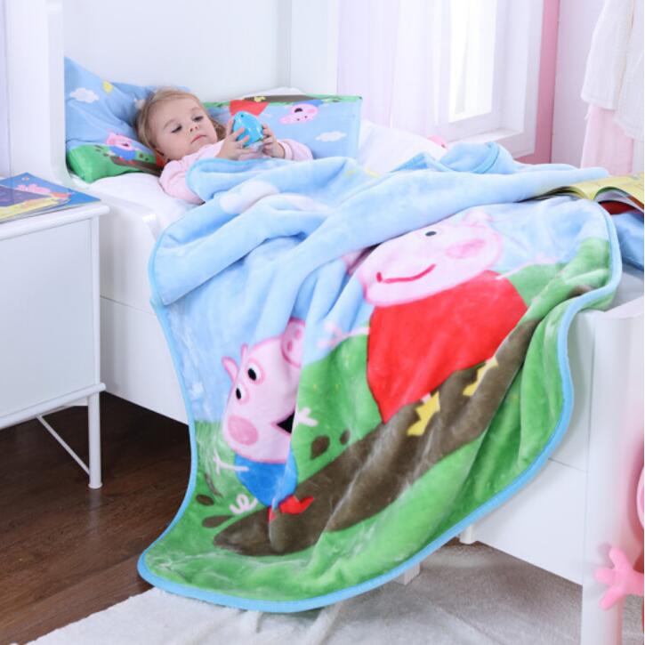 peppa pig blanket and pillow