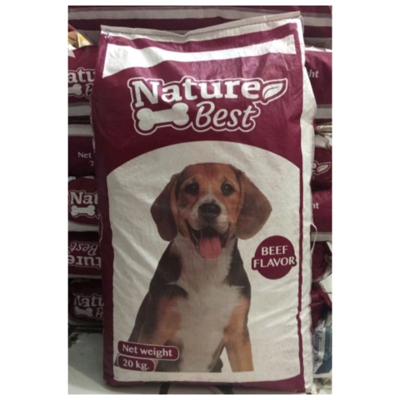 Makanan Anjing NATURE BEST Beef Flavor 20kg