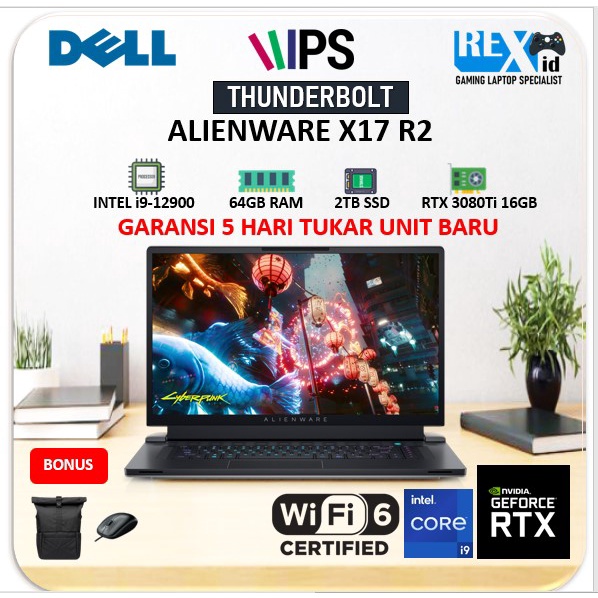 DELL ALIENWARE X12 RTX 3080Ti 64GB RAM INTEL i9