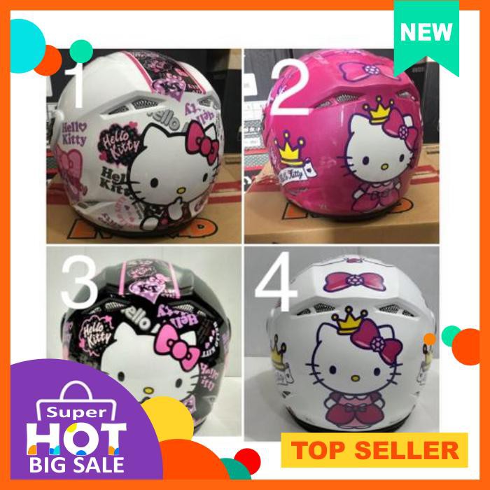 Helm Anak Gm Evoteen Hello Kitty
