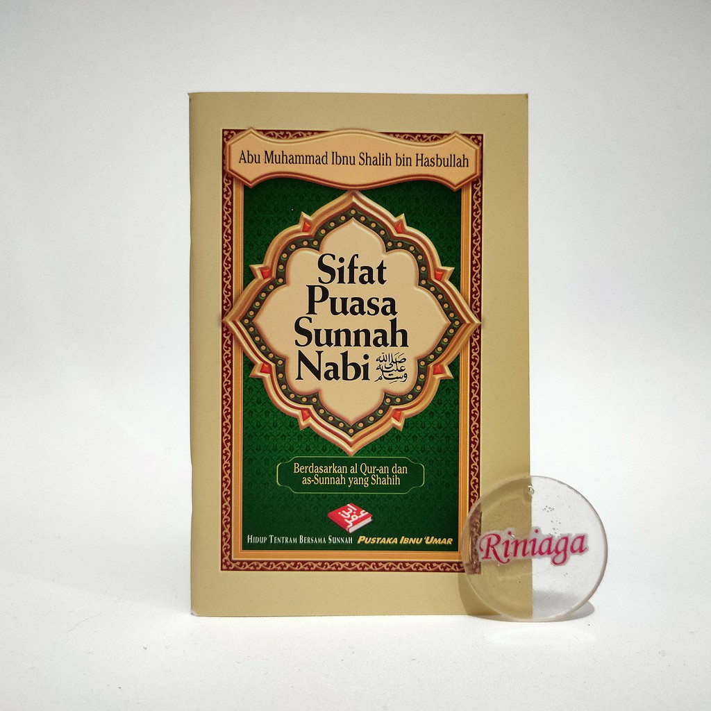 Jual Sifat Puasa Sunnah Nabi Buku Saku Pustaka Ibnu Umar Riniaga