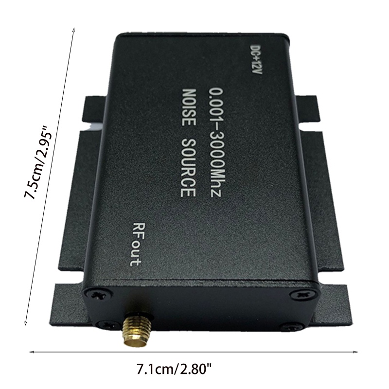 Btsg Sumber Kebisingan Spektrum Sederhana SMA Modul Pelacakan Eksternal DC12V/0.3A-1A Track Noise Papan Sumber 0.001-3000MHZ